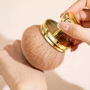 Pincel de maquiagem corporal extra grande para auto-abronzeador, bronzer de maquiagem de pernas em forma oval pincel kabuki impecável pincel de base kabuki