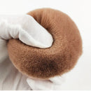 Pincel de maquiagem corporal extra grande para auto-abronzeador, bronzer de maquiagem de pernas em forma oval pincel kabuki impecável pincel de base kabuki