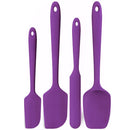 Conjunto de acrílico de silicone de cozinha, raspador de silicone flexível de alta temperatura de 600of com alça aprimorada para cozinhar mistura assar por agitação