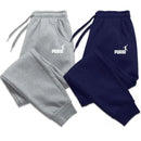 2025 Men's trousers for autumn and winter, men's casual pants, fashionable soft sportswear pants, jogging sports logo print