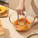 Espremedor Manual de Batatas Durável, Triturador de Vegetais para Cozinha com Cabo Antiderrapante, Espremedor de Frutas, Utensílios de Cozinha .