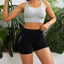 shot feminino de treino cintura alta