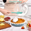 Conjunto de acrílico de silicone de cozinha, raspador de silicone flexível de alta temperatura de 600of com alça aprimorada para cozinhar mistura assar por agitação