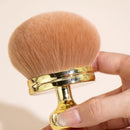 Pincel de maquiagem corporal extra grande para auto-abronzeador, bronzer de maquiagem de pernas em forma oval pincel kabuki impecável pincel de base kabuki