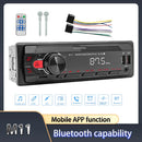 1 Din MP3 Car Radio Audio Stereo FM Aux Input Receiver SD TF USB 12V In-dash Bluetooth Multimedia Auto Radio Player