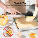 Conjunto de acrílico de silicone de cozinha, raspador de silicone flexível de alta temperatura de 600of com alça aprimorada para cozinhar mistura assar por agitação