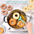 Conjunto de acrílico de silicone de cozinha, raspador de silicone flexível de alta temperatura de 600of com alça aprimorada para cozinhar mistura assar por agitação