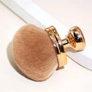 Pincel de maquiagem corporal extra grande para auto-abronzeador, bronzer de maquiagem de pernas em forma oval pincel kabuki impecável pincel de base kabuki