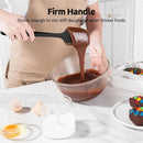 Conjunto de acrílico de silicone de cozinha, raspador de silicone flexível de alta temperatura de 600of com alça aprimorada para cozinhar mistura assar por agitação
