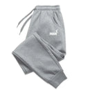 2025 Men's trousers for autumn and winter, men's casual pants, fashionable soft sportswear pants, jogging sports logo print