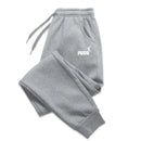 2025 Men's trousers for autumn and winter, men's casual pants, fashionable soft sportswear pants, jogging sports logo print